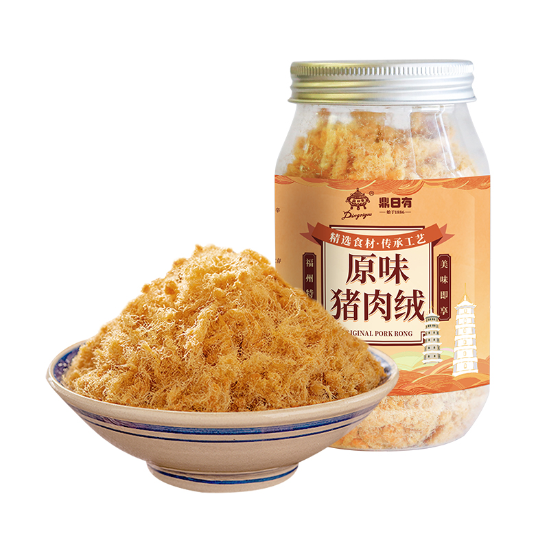 聚春园&鼎日有猪肉绒寿司肉松小贝金丝猪肉绒烘培儿童营养食品